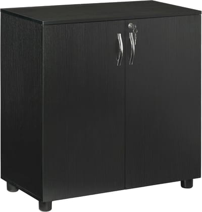 Archiefkast met Vergrendelingsdeuren en Planken – 2-laags Afsluitbare Metalen Opbergkast voor Thuis en Kantoor – 80W x 40D x 80H cm