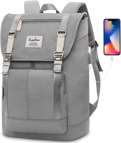 Rugzak voor Vrouwen en Mannen, Unisex Reis- en Schoolrugzak met Laptopvak tot 17 Inch voor Studenten en Werk