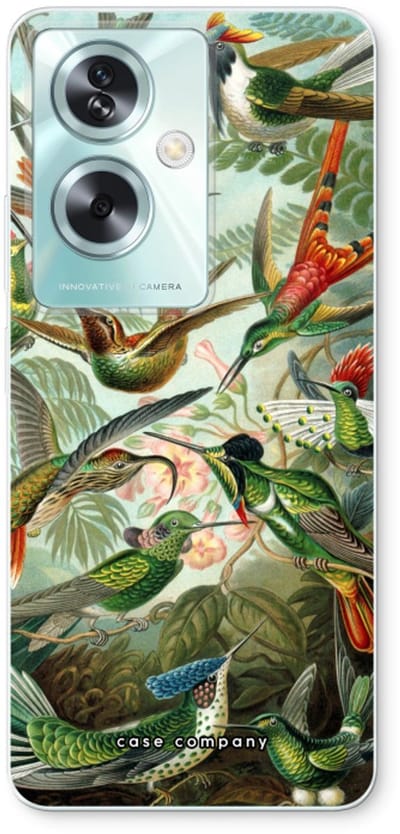 Case Company® - Hoesje geschikt voor Oppo A79 hoesje - Haeckel Trochilidae - Soft Cover Telefoonhoesje - Bescherming aan alle Kanten en Schermrand