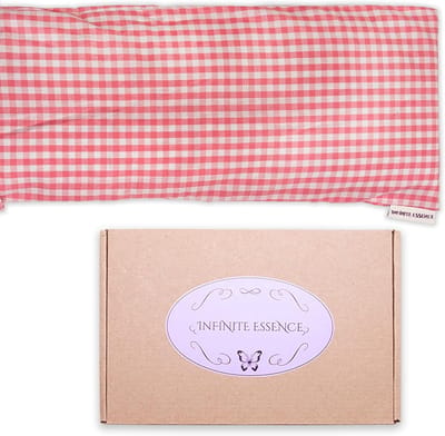 Warmtekussen voor Nek- en Rugpijn met Tarwe- en Lavendelzaden, Wasbare Katoenen Overtrek, 48 x 15 cm