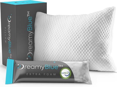 Premium Kussen om te Slapen - Geraspte Memory Foam Fill - Verstelbare Loft - Wasbare Hoes van Bamboe Afgeleid Rayon - voor Zij- Rug- Buikslapers - CertiPUR-US Gecertificeerd hoofdkussen