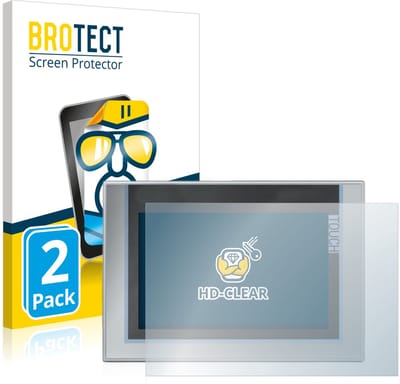 BROTECT - Screenprotector voor Siemens Simatic TP1200 Comfort - Folie Beschermfolie transparant 2 Stuks