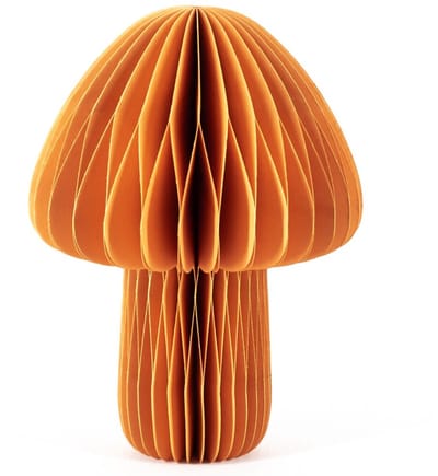 Papieren paddenstoel oranje