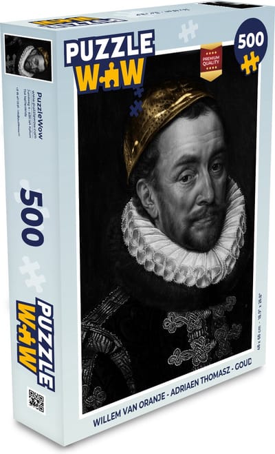 Puzzel Willem van Oranje - Adriaen Thomasz - Goud - Legpuzzel - Puzzel 500 stukjes