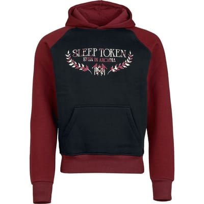Sleep Token Trui met capuchon - Logo - S tot 4XL - voor Mannen - zwart-bordeaux