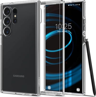 Geschikt voor Spigen Samsung S24 Ultra 5G - Back Cover - Ultra Hybrid Hoesje - Transparant