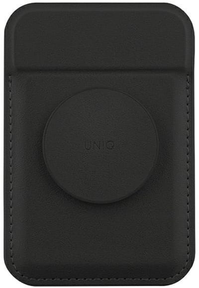 UNIQ Flixa - Magnetische Portemonnee - iPhone - Met Steun - MagSafe - Zwart