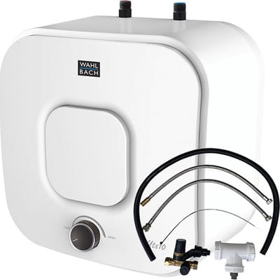 Wahlbach close-in boiler, - 10 liter met boiler aansluitset (keukenboiler)