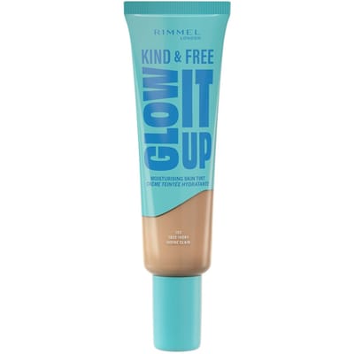Rimmel London Kind & Free GLOW IT UP Moisturising Skin Tint 30ml (Various Shades) - 103 True Ivory