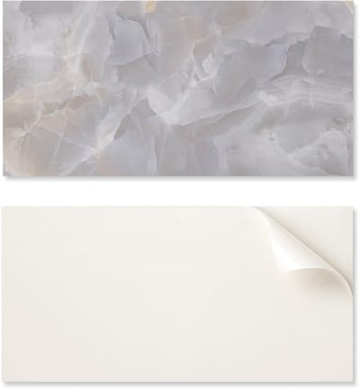 Zelfklevende vinyl wanddecoratie 100x50 cm met natuursteenpatroon