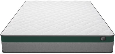 Vente-unique Bedset 160 x 200 cm - Bedbodem met lichte houtkleur en opbergruimte + matras met pocketveren - PRESTIGE van YSMÉE