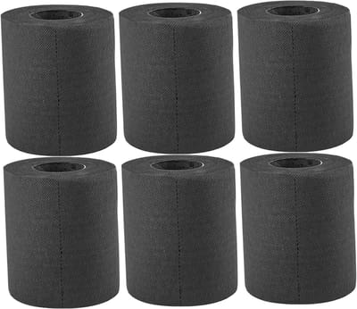 Zwart Toiletpapier - Papieren Handdoeken - Huishoudelijk Gebruik - 4-Laags Absorberend - 10x12cm - Zwart