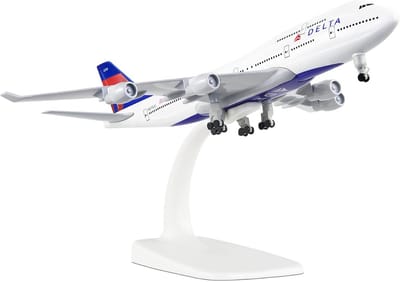 Delta Airlines Boeing 747 Model Vliegtuig - 1/300 Schaal Diecast Vliegtuig