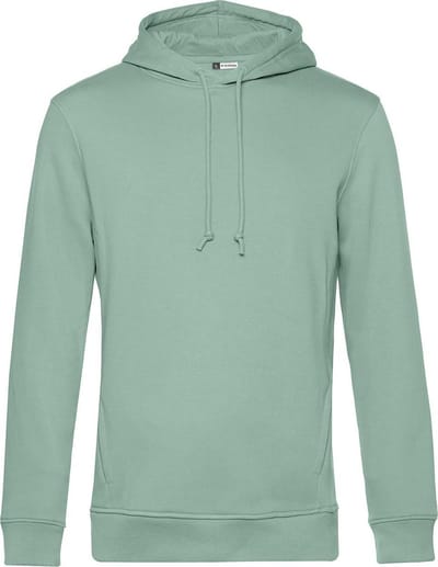 B&C Heren Biologische Hoodie (Salie Groen)