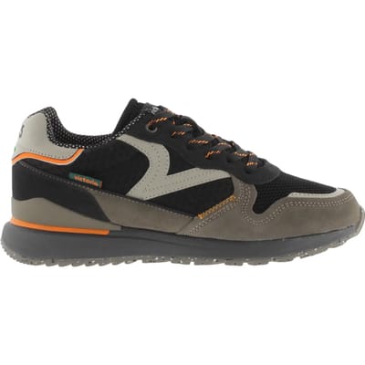 Leren en suede effect sneakers voor dames Victoria Seul