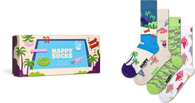 Happy Socks - 4-Pack Pool Party Sock Gift Set maat 41-46