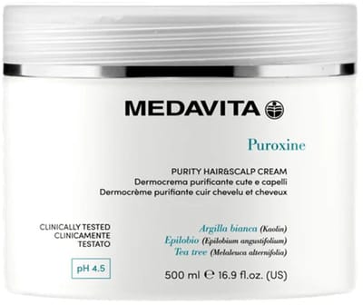 Medavita Puroxine Purity Hair & Scalp Cream Salon 500ml