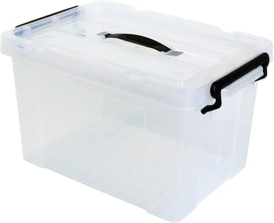 Opbergbox - Transparant - 20 Liter - Kunststof - 440 x 300 x 245 mm