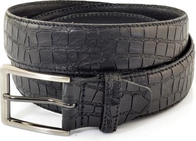 Muller & Sons Reptile Heren Broekriem Zwart 115 cm