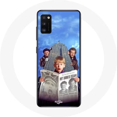Samsung Galaxy A41 Home Alone hoesje Mam, ik heb het vliegtuig weer gemist
