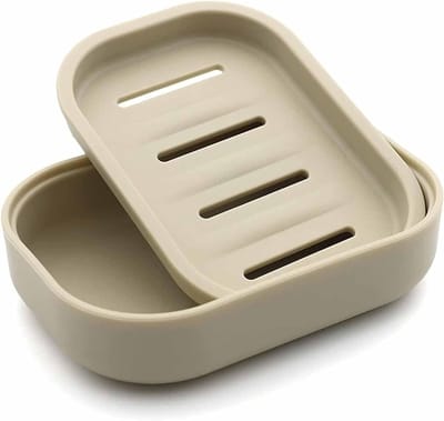 Praktische zeepdispenser met drainage voor badkamer en douche, houdt zeep droog en eenvoudig schoon te maken, ideaal voor dagelijks gebruik