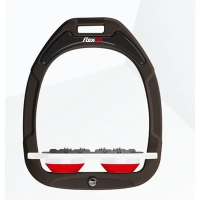 Ultra Grip Platte Insteekbeugels Bruin/Wit/Rood Flex-On Green Composite