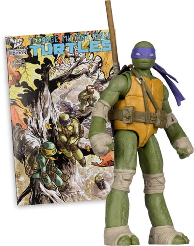 McFarlane Toys Teenage Mutant Ninja Turtles - Actiefiguur - Donatello met Comic Page Punchers