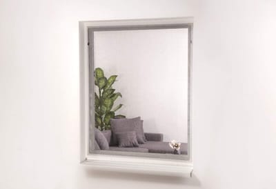 Magnetisch Hor Raam Wit 130x150 cm - Eenvoudige Montage Zonder Boren