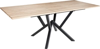 ANSELL - Uitschuifbare eettafel - Lichtbruin - MDF