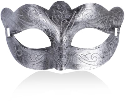 Dailygoods- Venetiaans Masker Elegant - Maskerade/Feest - Kostuum/Halloween - Retro Patroon - Lichtgewicht - 19 x 9 cm - Feestmasker