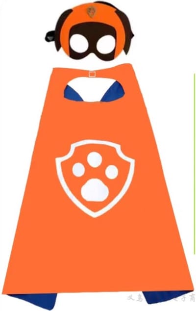High Way Patrol Cape Zuma- Carnavalskleding kinderen - Kostuum - Verkleedpak Kind - Verkleedkleren - Paw Pak Verkleedkleding - Masker - kostuum