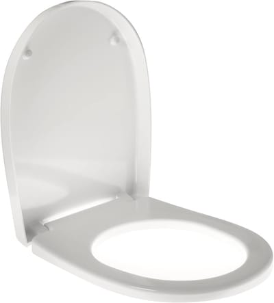 Toiletbril - WC Deksel - Badkamer Renovatie - Soft Close Sluiting - Universele Pasvorm - Wit