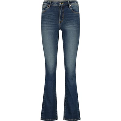 RAIZZED Faye Jeans Dark Blue Stone Size: W23L32 | Flared Outlet | Dames | Blauw