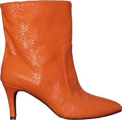 Toral - oranje enkellaarsjes - maat 36