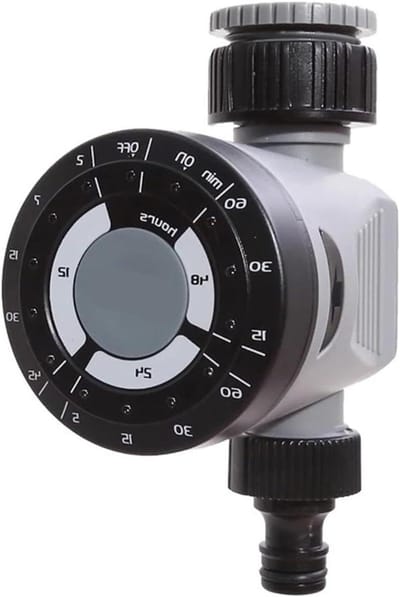 Water Timer - Automatische Kraan - Tuin Besproeien - Intelligente Programmering - 3/4 Inch - Grijs