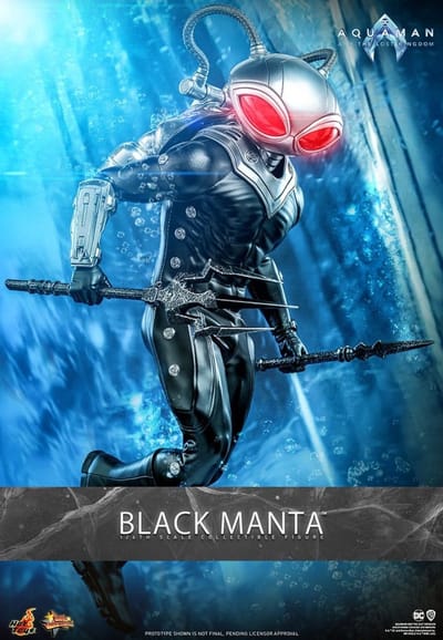 Hot Toys Aquaman and the Lost Kingdom Movie Masterpiece Action Figure 1/6 Black Manta 34 cm Action Figuur