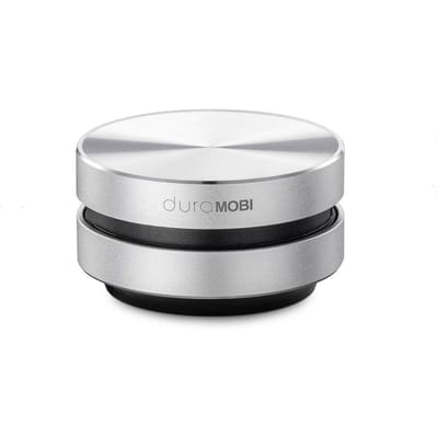 duraMOBI beengeleiding TWS stereo draadloze luidspreker Draagbare en compacte mini-klankkast met zilver
