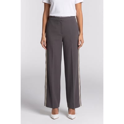 Calvin Klein Stretch Suiting Trouser Endless Gray Taglia: 2 | Pantaloni da completo Outlet | Donna | Grigio