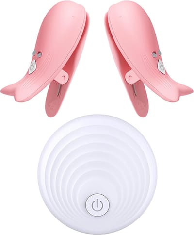 Ynkkvre - Borstmassageapparaat - Vrouwen - 10 Vibratiemodi - Nippelklemmen en Klitorisstimulatie - Silicagel materiaal - Voor solo of koppelsessies