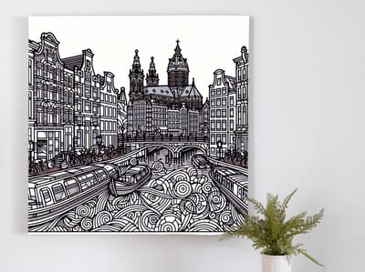 Kunstprint | Wanddecoratie | Canvas | 60 × 60 cm