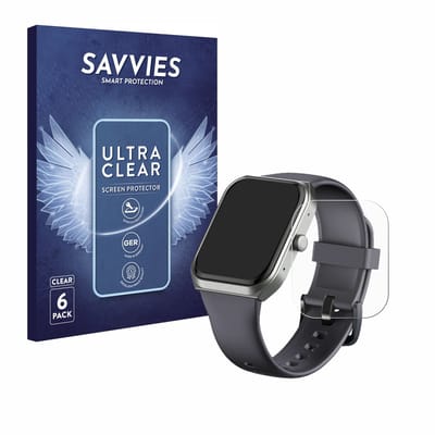 Savvies - Screenprotector voor TUYOMA LW76 1.91" - Folie Beschermfolie transparant 6 Stuks