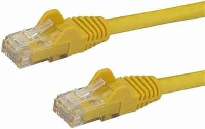 StarTech Cat6 netwerkkabel met snagless RJ45 connectoren - UTP patchkabel - geel - 0,5m
