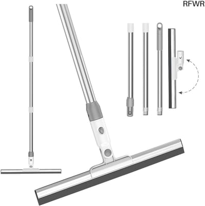 RFWR® Verstelbare waterschuiver met lange steel en draaibare kop voor snelle reiniging