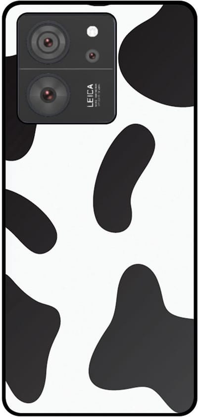 Smartphonica Telefoonhoesje Geschikt voor Xiaomi 13T / 13T Pro met Koeienvlekken Opdruk - TPU Backcover Case With Cow Patches Design geschikt voor Xiaomi 13T;Xiaomi 13T Pro