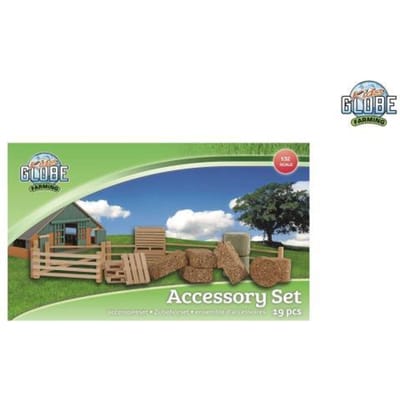 Stalaccessoires 1:32 19-delig met hooibalen en pallets Voertuigen