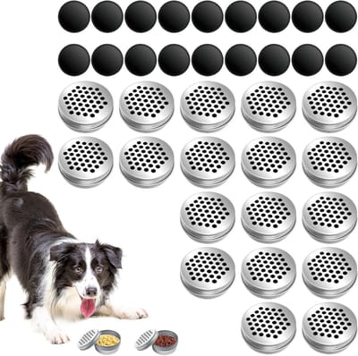 Geurtrainingsblikken Hond - Hondenpuzzel Speelgoed - Geurherkenning Training - Hondenbestendige Container - 18 Delig - Metaal