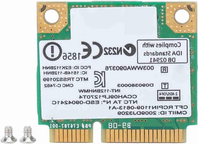 Draadloze Netwerkkaart - WLAN Kaart Mini PCI-E - Internet Verbinding - 300 Mbit/s Snelheid - Mini PCI-E - Groen