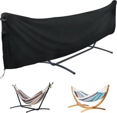 Weatherproof Hangmat Afdekzeil - 420D Oxford Doek - 340 x 17 x 86 cm - Winddicht - Regendicht - Winterbestendig - Geschikt voor Hangmat en Dubbele Hangmat