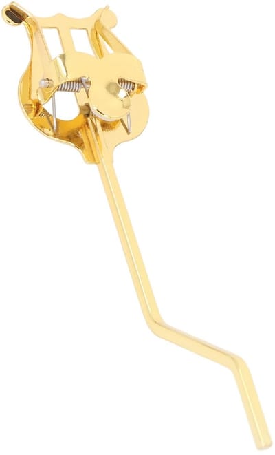 Dailygoods- Bladmuziekclip Goudlegering - Muziekstandaard voor Altsaxofoon/Tenorsaxofoon - Draagbare Standaard - Stevig/Robuust - Elegant Ontwerp