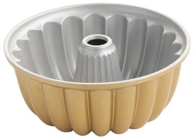 Taartvorm met antiaanbaklaag - Elegante goudkleurige design voor perfecte taarten